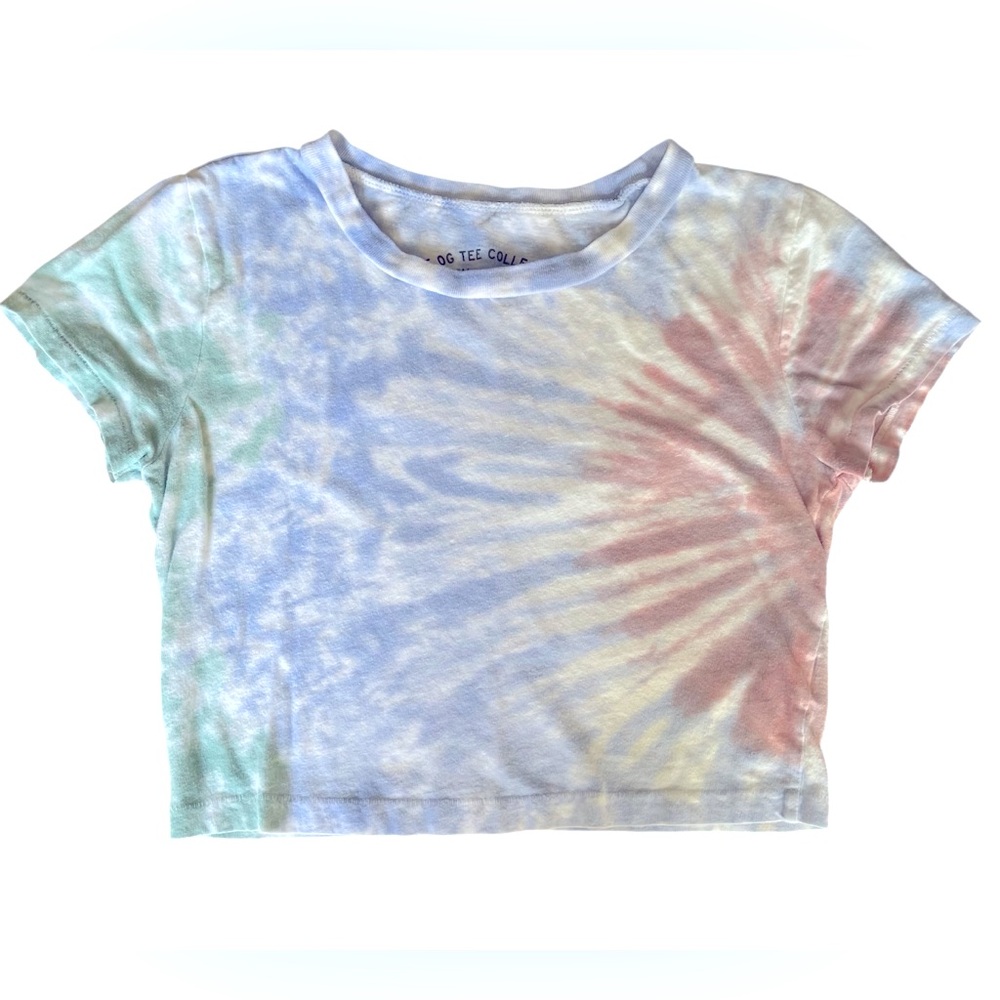 💖 5 for $25 💖 Aeropostale The OG Tee 90s Slim Kate Cropped Tie-Dye T-Shirt XS